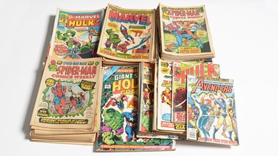 Lot 167 - British and US Marvel Comics