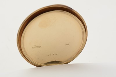 Lot 591 - An 18ct yellow gold cased half-hunter pocket watch