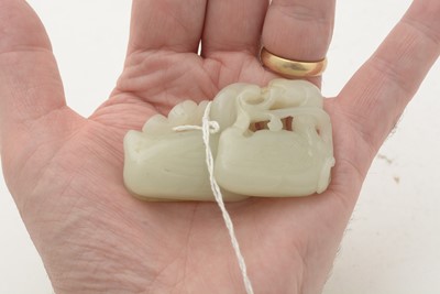 Lot 785 - Jade pebble carving