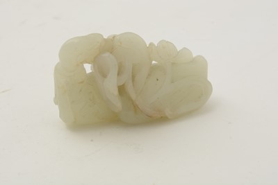 Lot 785 - Jade pebble carving