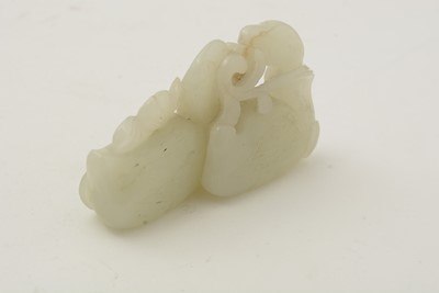 Lot 785 - Jade pebble carving