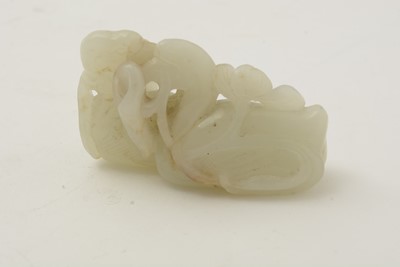 Lot 785 - Jade pebble carving