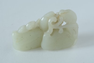 Lot 785 - Jade pebble carving