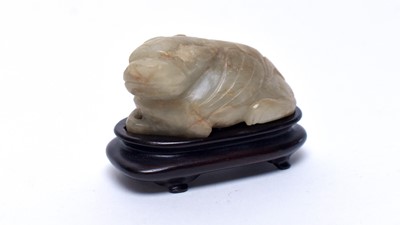 Lot 786 - Green jade water buffalo