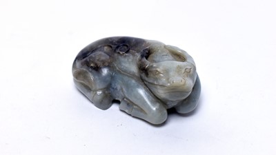 Lot 787 - Chinese green jade water buffalo