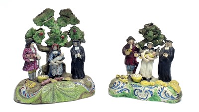 Lot 827 - Two Staffordshire Tythe Pig groups