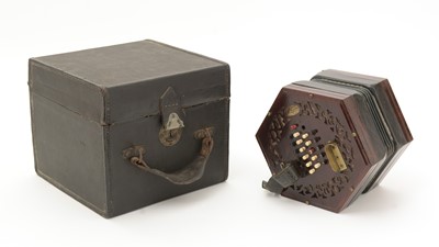 Lot 709 - Lachenal 48 button English system concertina
