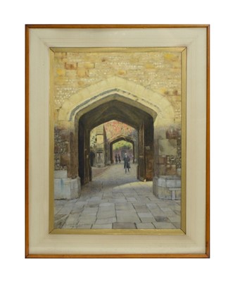Lot 1039 - 19th Century British - Winchester College | watercolour