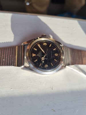 Lot 548 - Rolex Oyster Perpetual Explorer: a steel cased automatic wristwatch