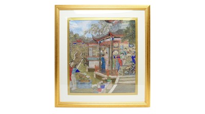 Lot 789A - A 19th Century Chinese watercolour drawing