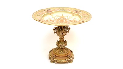 Lot 897 - Royal Worcester centre dish on pedestal
