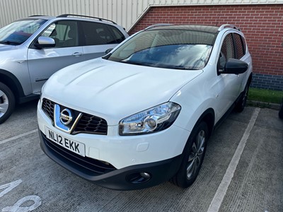 Lot 516 - A 2012 Nissan Qashqai white diesel motor car