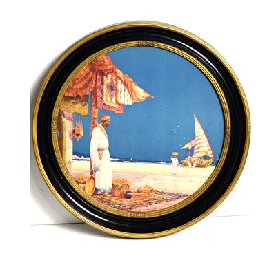 Lot 1016 - After James Greig - A Moorish Fruit Seller | chromolithograph