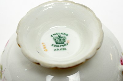 Lot 907 - A Coalport Bone China part tea service