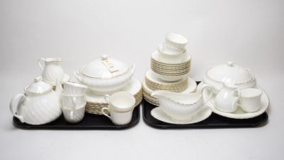 Lot 316 - A Wedgwood ‘Gold Chelsea’ pattern tea and dinner service
