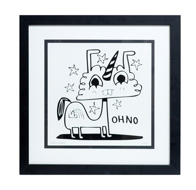 Lot 152 - John Burgerman - Oh No | limited edition screenprint