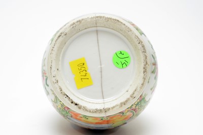 Lot 817 - Two Canton vases