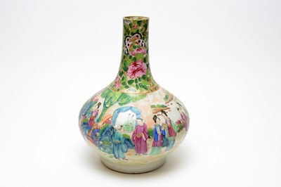 Lot 817 - Two Canton vases