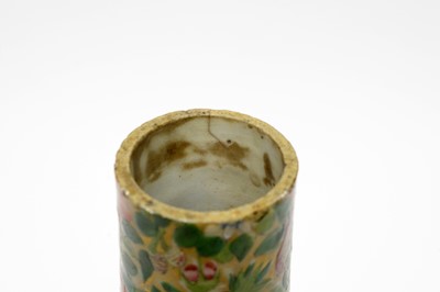 Lot 817 - Two Canton vases