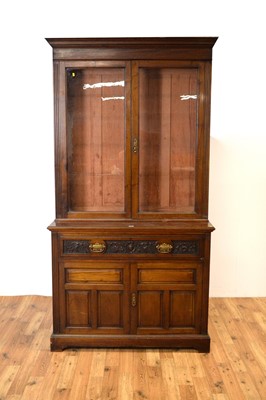 Lot 41 - An Edwardian mahogany glazed bookcase