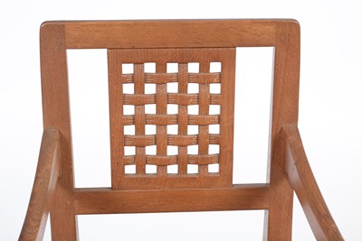 Lot 1337 - Robert 'Mouseman' Thompson (of Kilburn): A set of six 1950's oak dining chairs