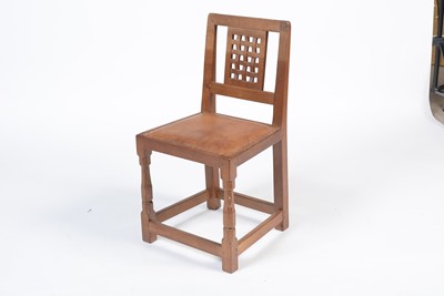Lot 1337 - Robert 'Mouseman' Thompson (of Kilburn): A set of six 1950's oak dining chairs