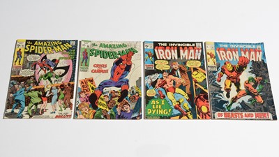 Lot 203 - Iron Man and Spider-Man Comics by Marvel
