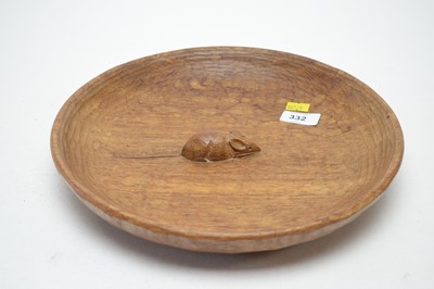 Lot 332 - A Robert ‘Mouseman’ Thompson circular bowl