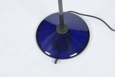Lot 57 - Arteluce - Jill floor lamp: a 1970s acrylic and blue glass standard lamp