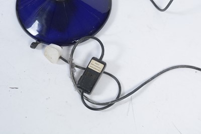 Lot 57 - Arteluce - Jill floor lamp: a 1970s acrylic and blue glass standard lamp