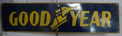 Lot 412 - A Good Year enamel advertising sign