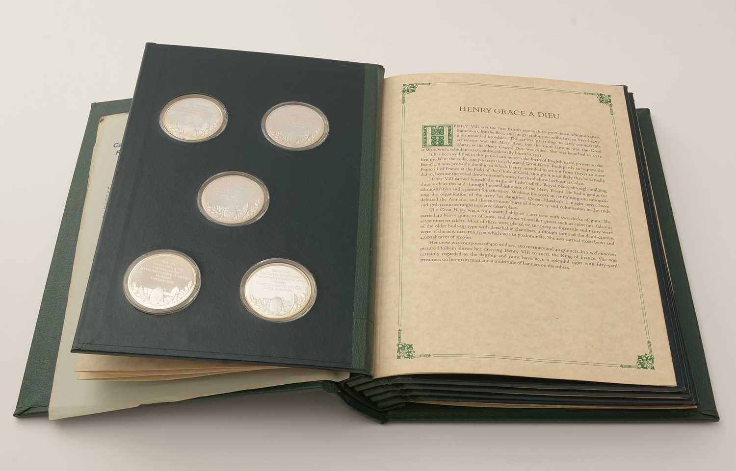 Lot 98 - The Mountbatten Medallic History of Great Britain and the Sea sterling silver medallic collection