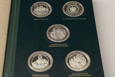 Lot 98 - The Mountbatten Medallic History of Great Britain and the Sea sterling silver medallic collection
