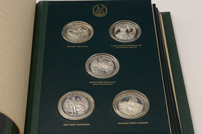 Lot 98 - The Mountbatten Medallic History of Great Britain and the Sea sterling silver medallic collection
