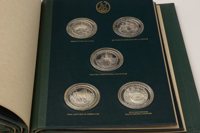 Lot 98 - The Mountbatten Medallic History of Great Britain and the Sea sterling silver medallic collection