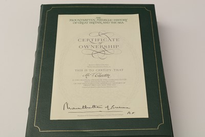 Lot 98 - The Mountbatten Medallic History of Great Britain and the Sea sterling silver medallic collection