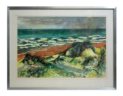 Lot 202 - Richard Hobson - Storm Approaching | watercolour
