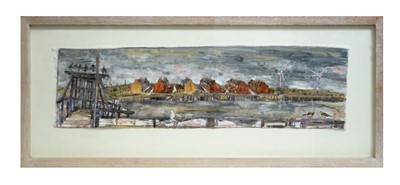 Lot 205 - Richard Hobson - Blyth, Cambois Ferry | watercolour