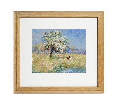 Lot 1083 - John Falconar Slater - Spring Blossom | gouache
