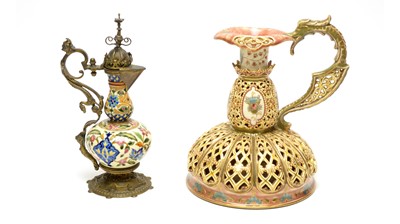 Lot 940 - Zolnay ewer, Fischer ewer