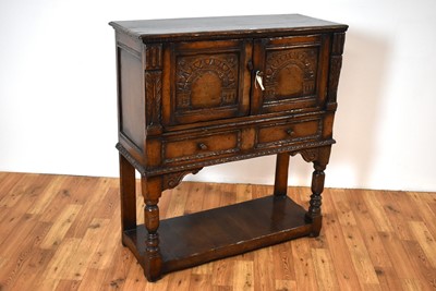 Lot 10 - Attributed to Titchmarsh & Goodwin: a Jacobean Revival oak buffet
