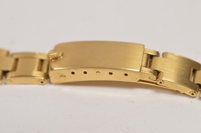 Lot 1028 - Rolex Oyster Perpetual: a lady's 18ct yellow gold automatic wristwatch