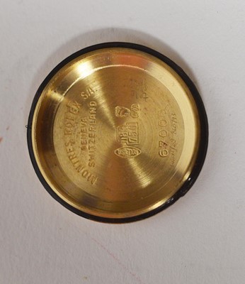 Lot 1028 - Rolex Oyster Perpetual: a lady's 18ct yellow gold automatic wristwatch
