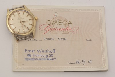Lot 570 - Omega Constellation Chronometer: a gilt-steel cased automatic wristwatch