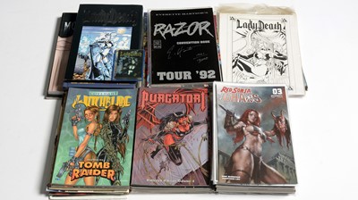 Lot 561 - Sword & Sorcery and Horror Comics and Books
