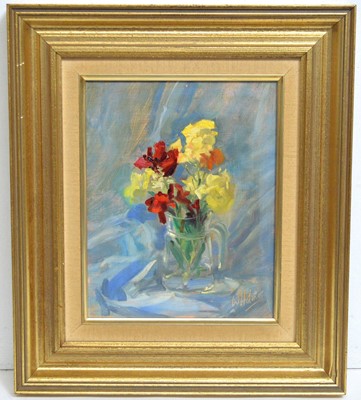 Lot 1125 - Walter Holmes - Still Life with Flowers | oil