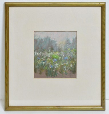 Lot 1078 - Walter Holmes - Fleeting Impression of a Floral Border | pastel