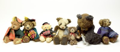 Lot 455 - A collection of teddy bears
