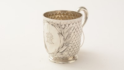 Lot 169 - A Victorian silver Christening tankard, by Edward Kerr Reid