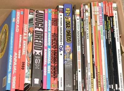Lot 596 - Judge Dredd Graphic Albums and 2000AD Annuals
